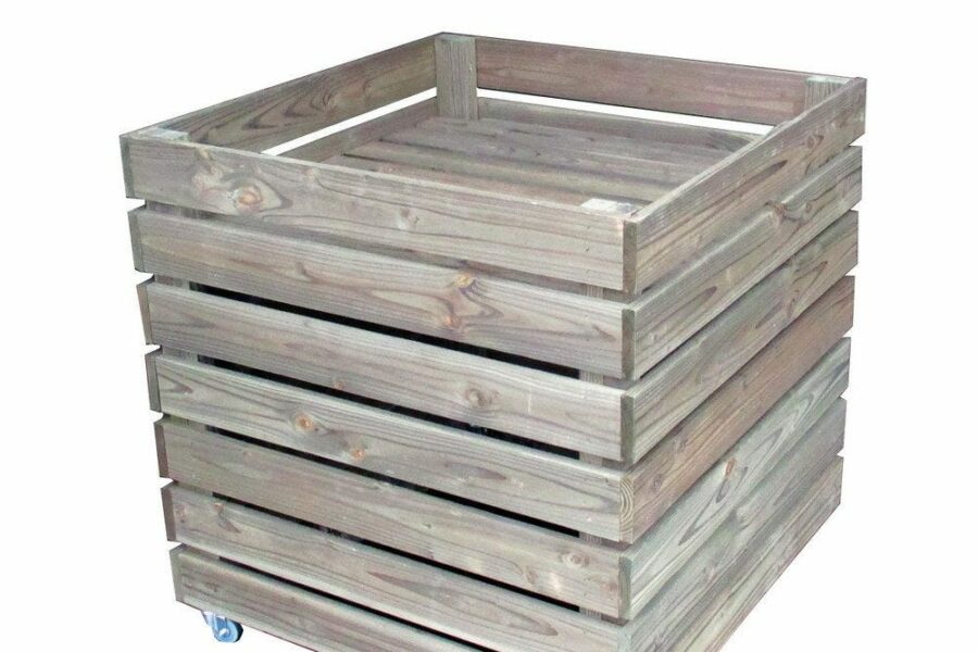 Meuble "Palox" Bois Vieilli AVEC roulettes