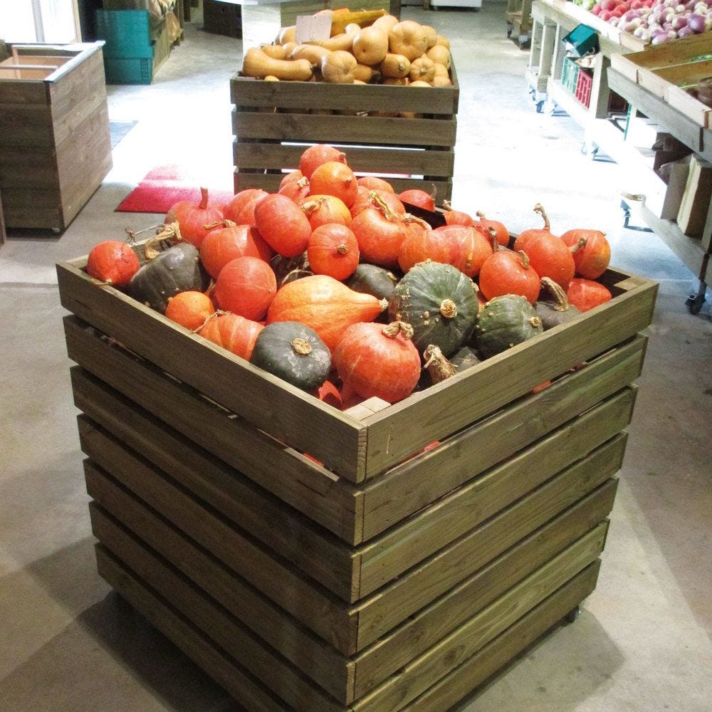 Meuble "Palox" Bois Vieilli AVEC roulettes – Image 4