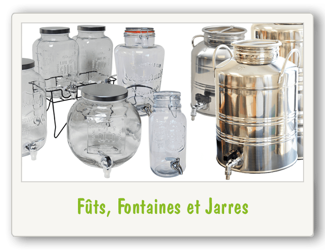 bocaux/fut/sac - futs fontaines jarres