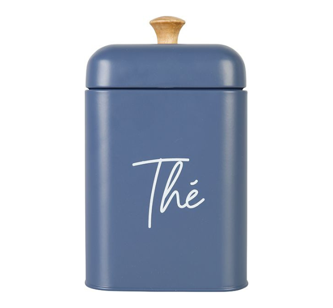 Boite de Rangement Alimentaire 290ml "Thé" en Métal