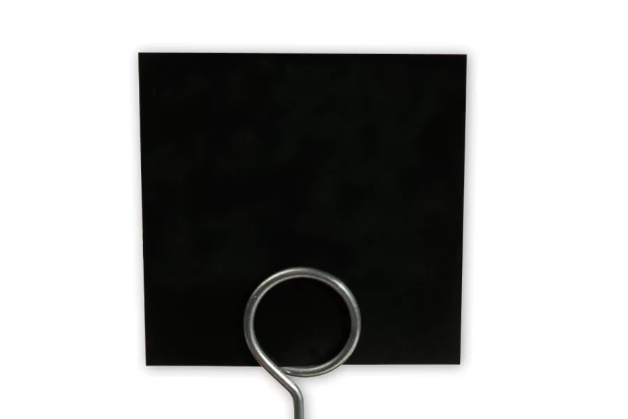 Affichette PVC Noire (Lot de 50)