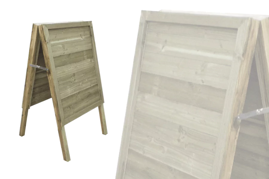 Chevalet large Bois Vieilli