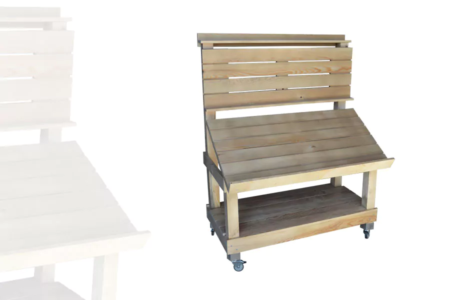 etal-marche-2-niveau-fruits-et-legumes-plateaux-bas-leve-alv Étalage fruits et légumes 2 niveaux bois vieillie avec roulettes