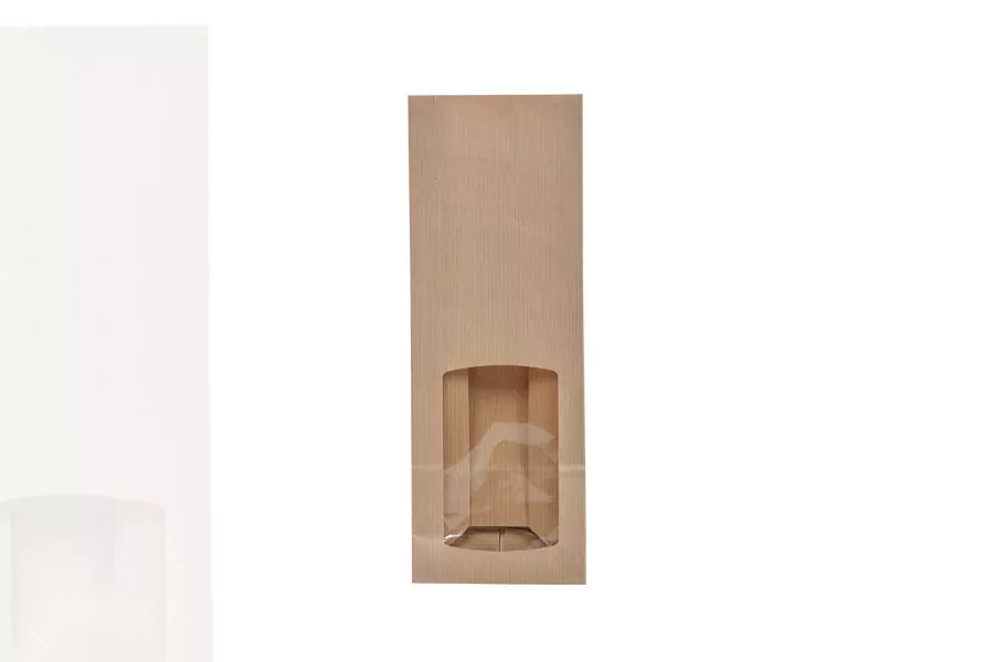 Sac Papier Kraft avec Fenêtre PM (lot de 100)