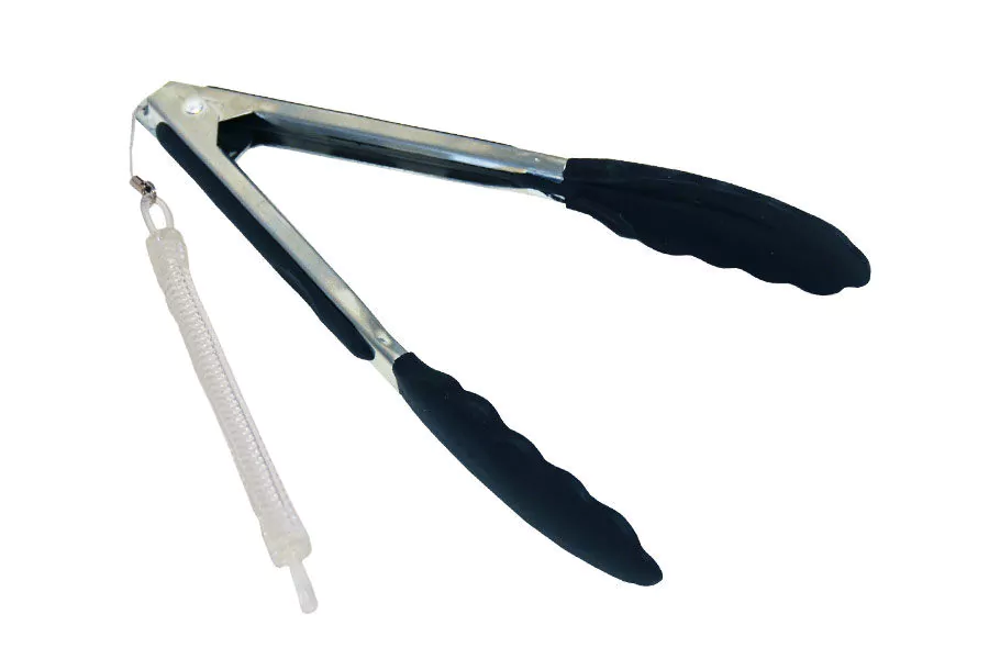 Pince Inox Embout Silicone + Cordon Télescopique