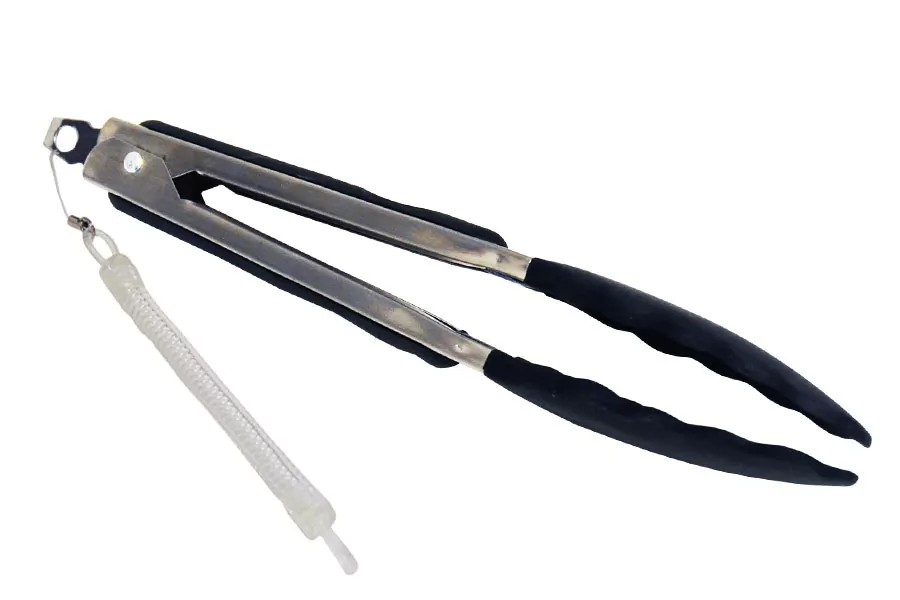 Pince Inox Embout Silicone + Cordon Télescopique – Image 2