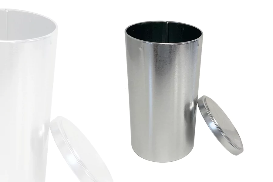 Boîte Cylindrique GM en Fer Blanc 1,6 litres