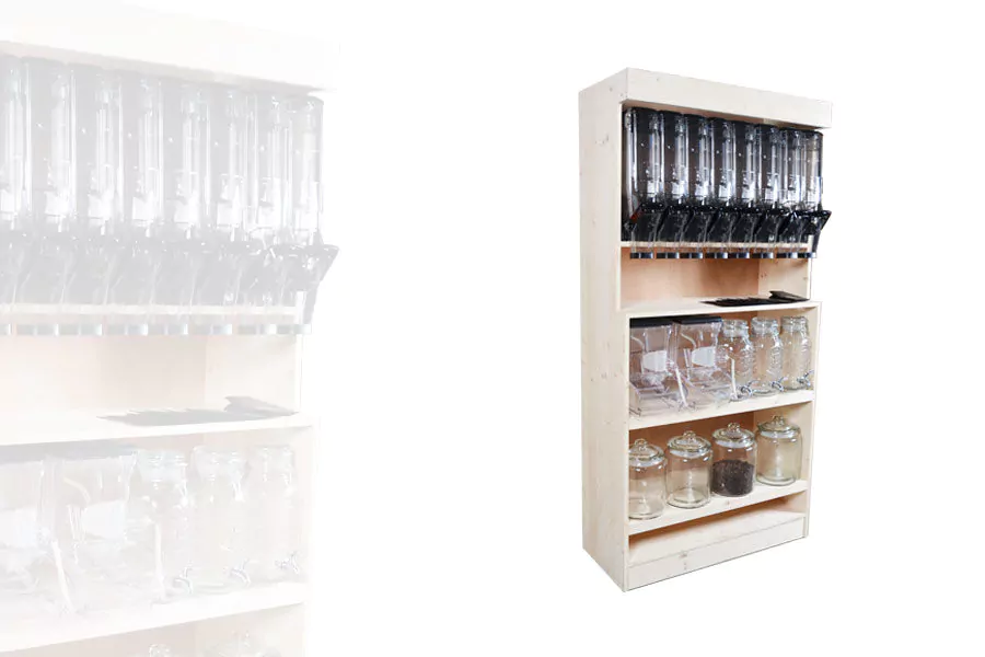 Meuble Décou'Vrac Large pack Silos/Bacs/Fontaines/Bocaux