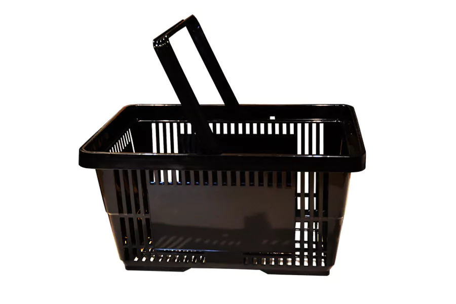 panier-plastique-noir-simple-anse
