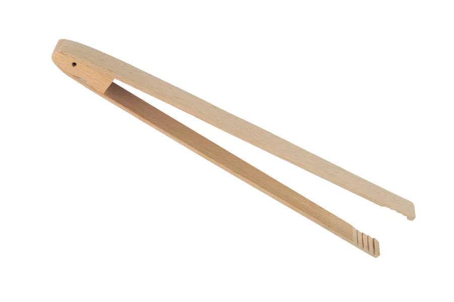 Pince Alimentaire en Bois de Hêtre 31 cm