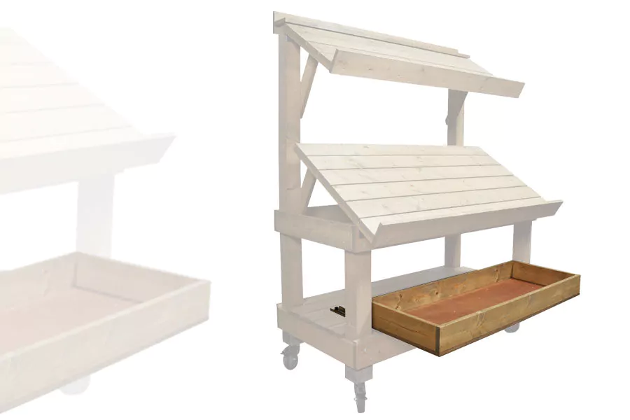 bac coulissant pour étal marché fruits légumes