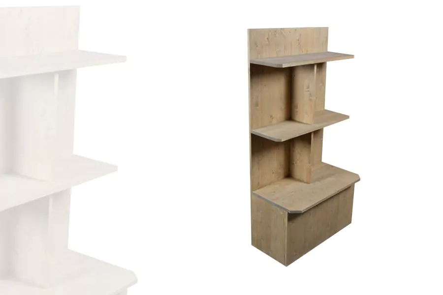 Tête d'Armoire Bois Vieilli