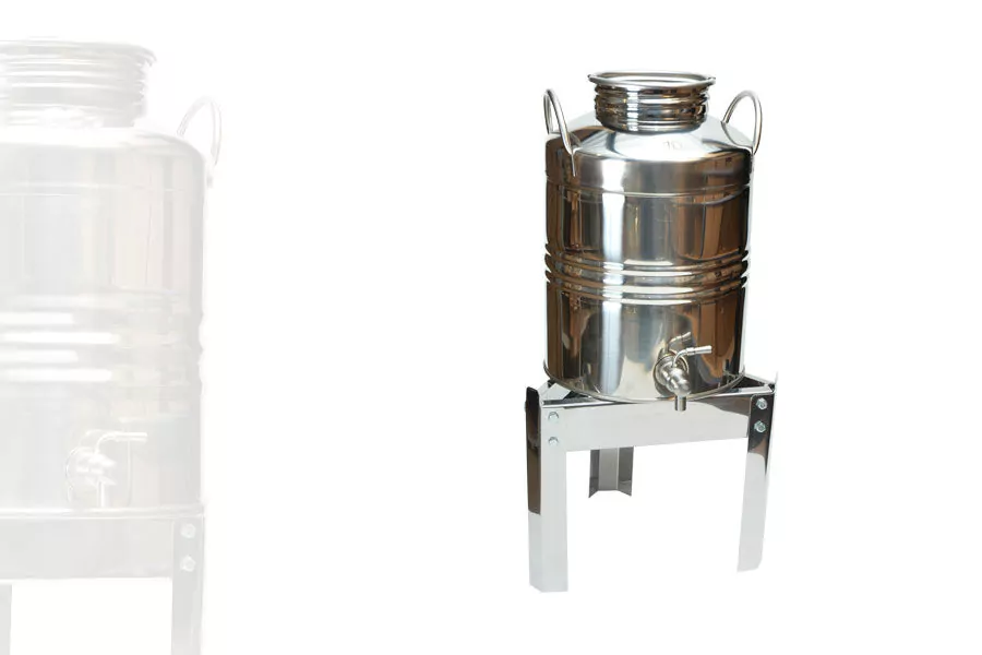fut-inox-10-litres-avec-robinet-inox-sur-rehausse