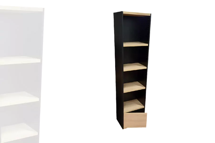 armoire-etroite-bois-2-tons-av-portes-armoire-agencement-magasin-producteur