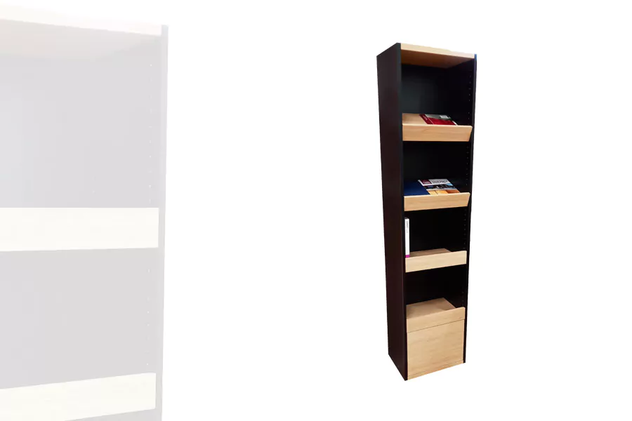 armoire-presentoire-haut-en-bois-2-tons-armoire-livre,-bibliotheque-meuble-boutique