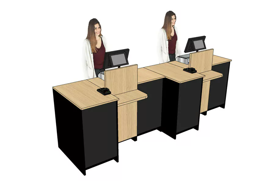 encaissement-2-postes-retour-gauche-meuble-caisse-bois-2-tons