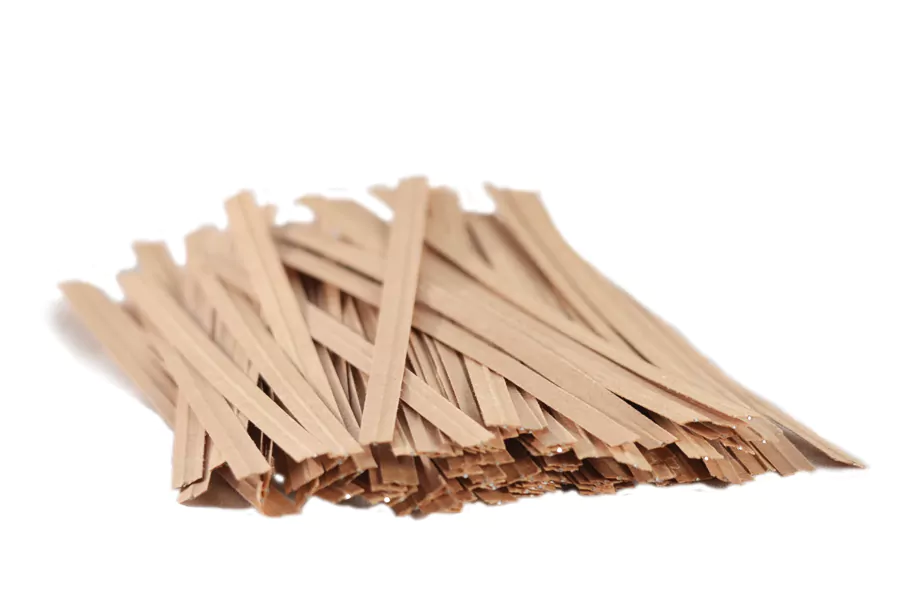 Attache lien twist kraft (lot de 100)