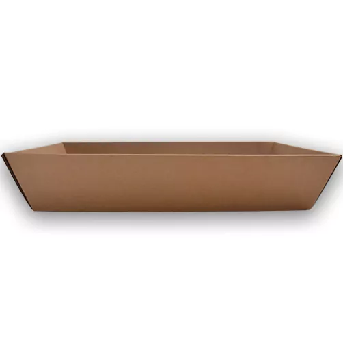 corbeille carton panier garni vue face