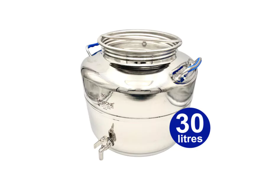 Fût Inox 30 litres PREMIUM assemblage soudé